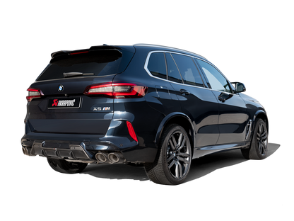 Akrapovic 2020-23 BMW X5M (F95)/X6M (F96) Slip-On Line (Titanium) w/Carbon Fiber Titanium Tips