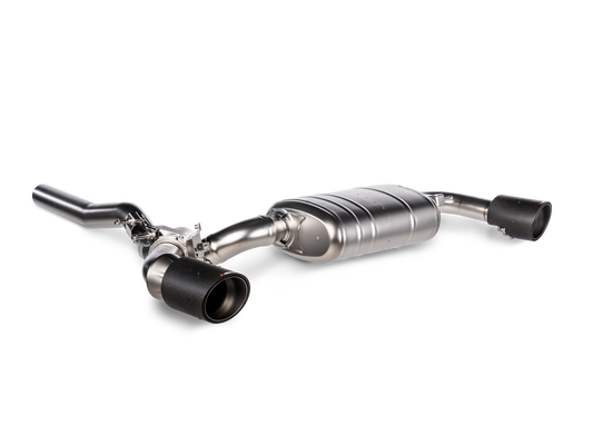 Akrapovic 2020+ BMW M135i / 2020 X2 M35i / Mini Clubman All4 Slip-On Line (Titanium) w/Carbon Tips