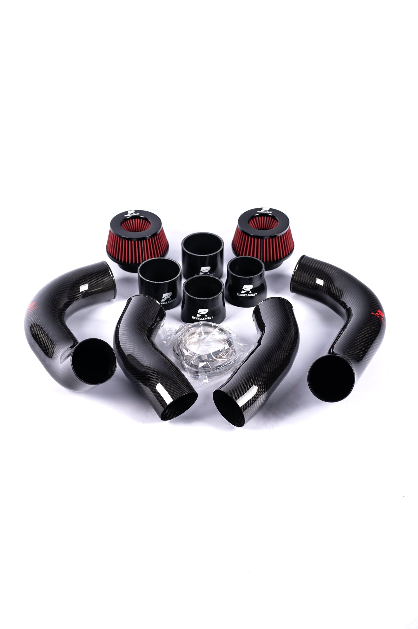 RENNELEMENT Dry Carbon Fiber Front Mount Intake BMW G90/G99 M5 S68