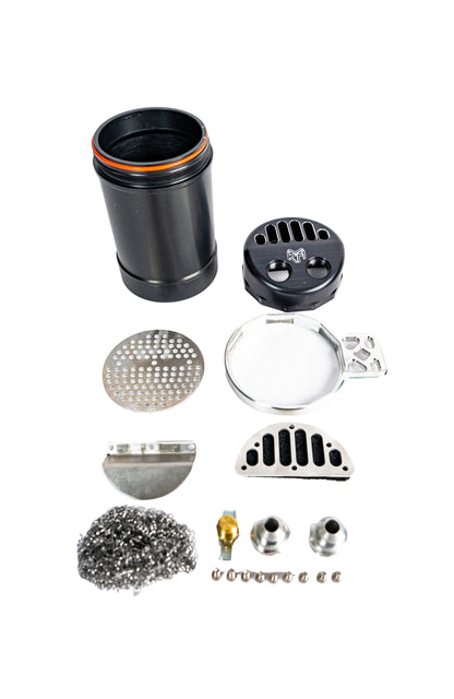 A90/A91 Billet Catch Can Kit w/ Fittings and Bracket