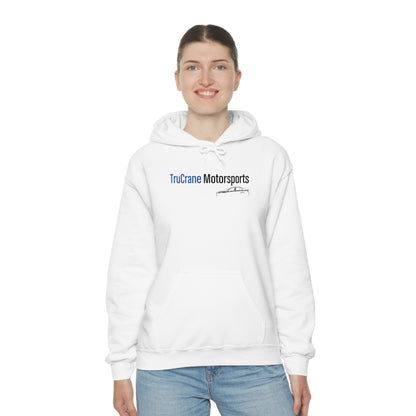 TruCrane Motorsports Unisex Heavy Blend Hooded Sweatshirt -Blue/Black