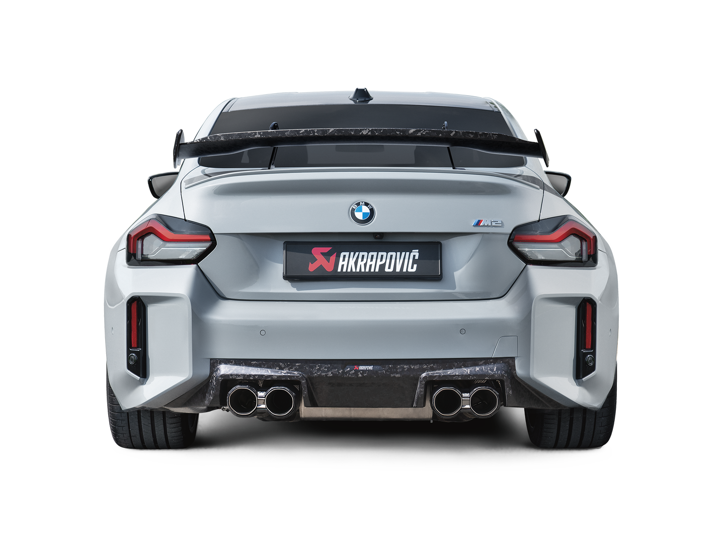 Akrapovic BMW M2 Coupe (G87) Rear Chopped Carbon Fiber Diffuser - Matte