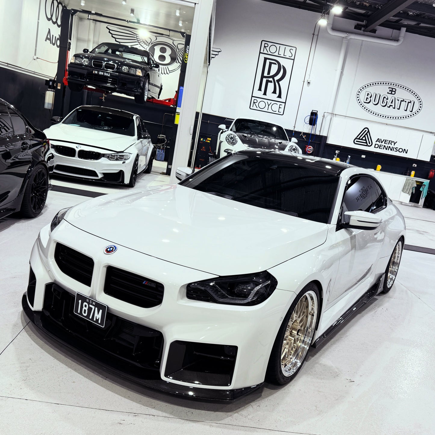 Horizon Motorsport Performance V1 Carbon Fiber Side Skirt Extensions BMW G87 M2