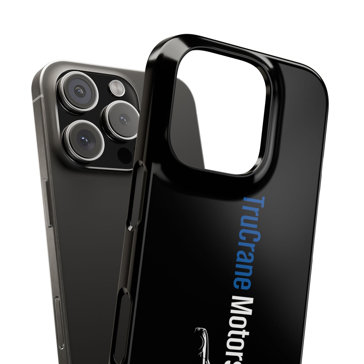 TruCrane Motorsports Slim iPhone Case -Black All Models