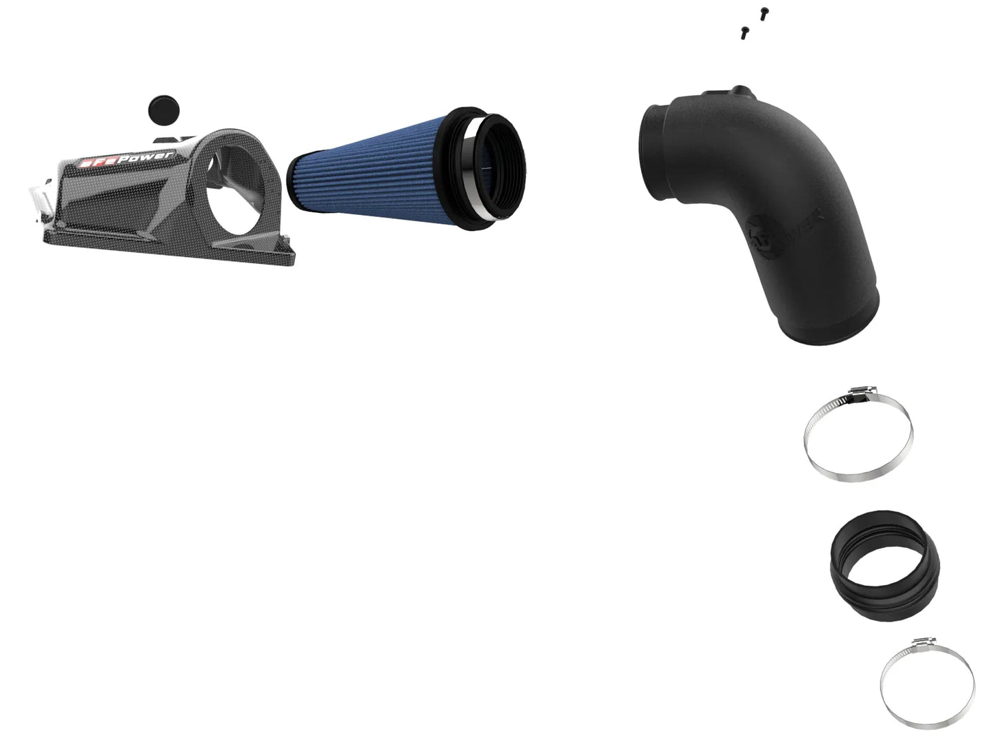 aFe POWER Magnum FORCE Stage-2 Cold Air Intake System w/ Carbon Fiber Cover BMW | F20/F22/F30/F31/F32/F34/F35 | B58