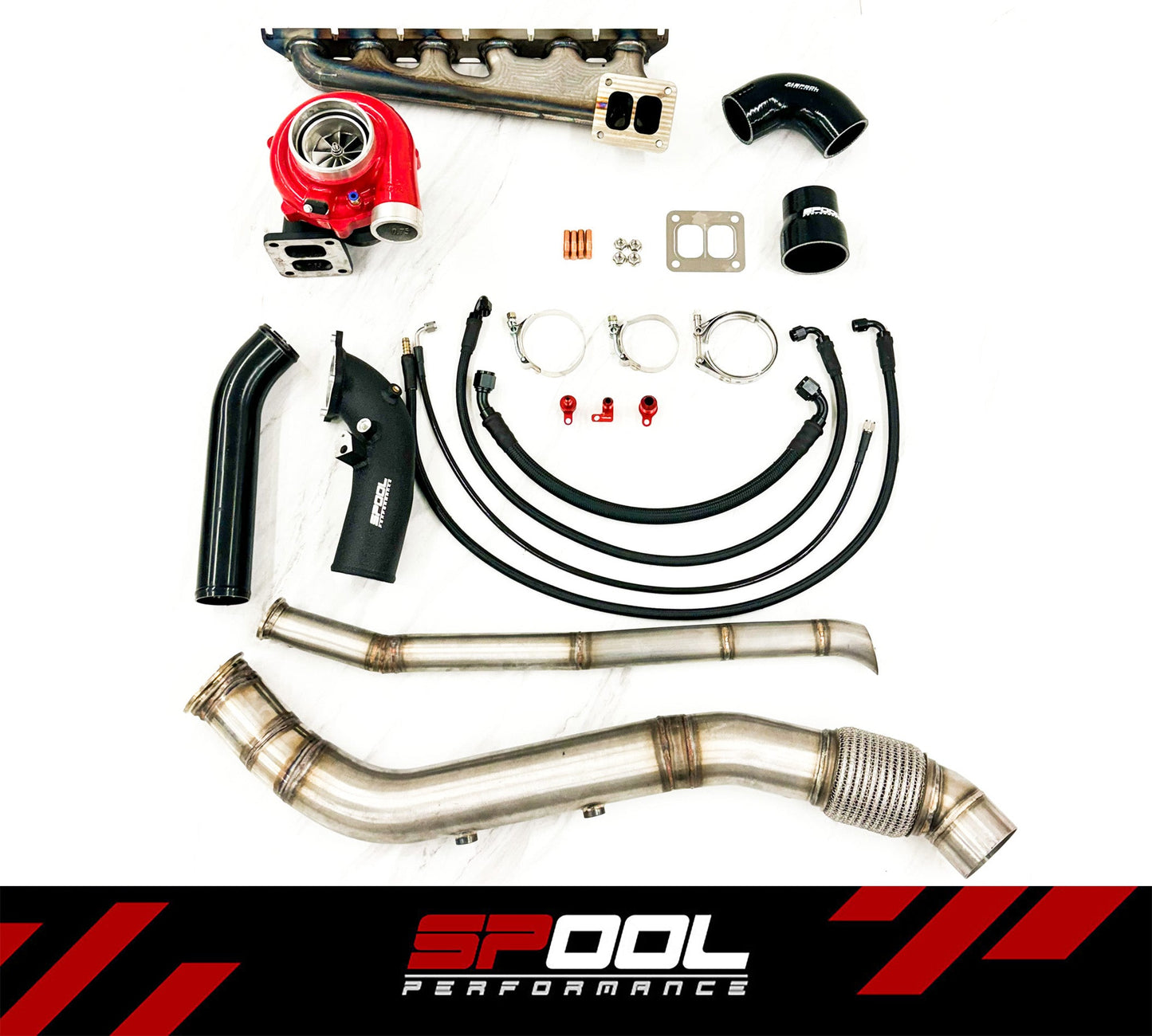 Spool Performance Top Mount Turbocharger Kit Billet Manifold Gen 1 B58 BMW 540i G30