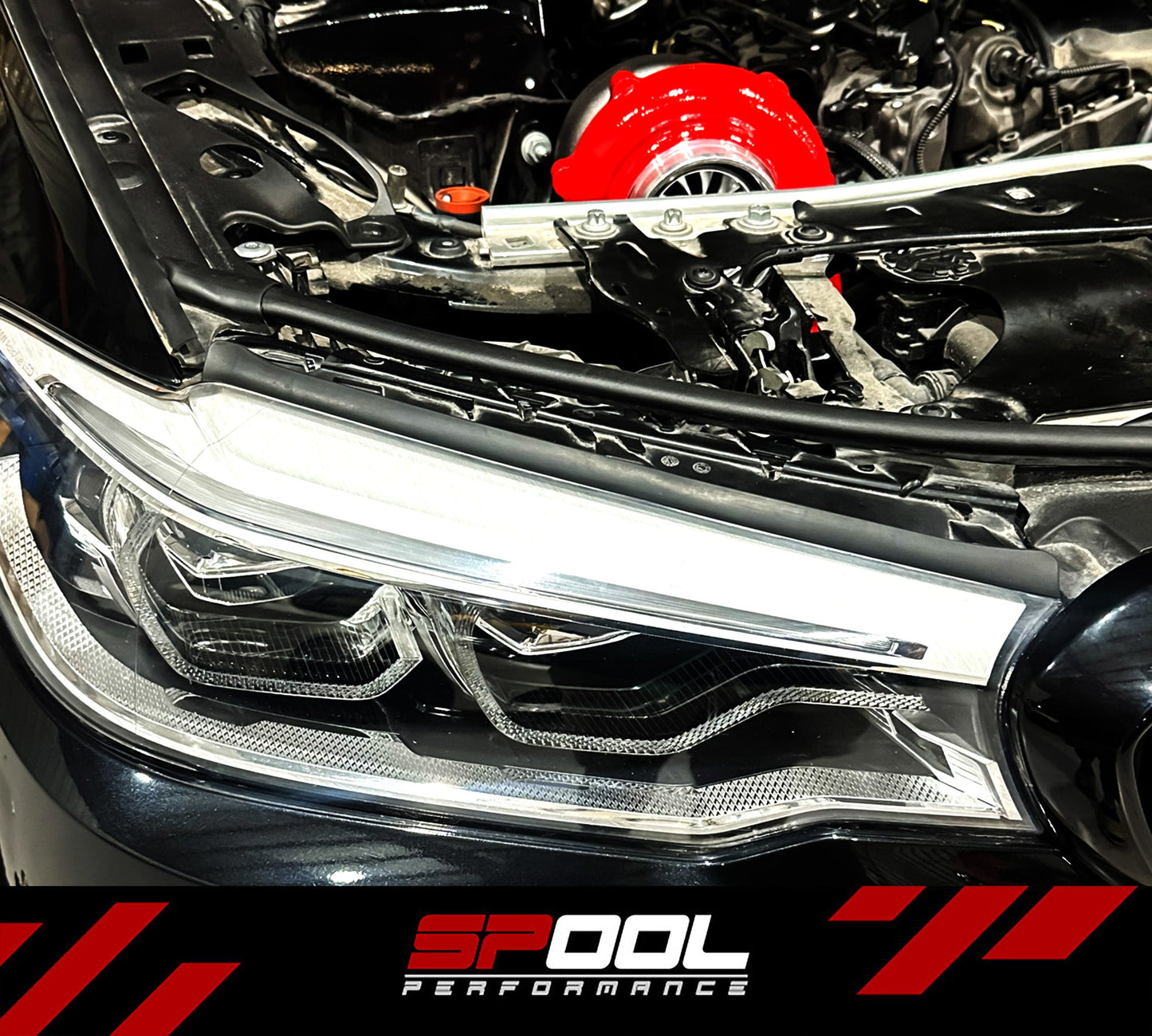 Spool Performance Top Mount Turbocharger Kit Billet Manifold Gen 1 B58 BMW 540i G30