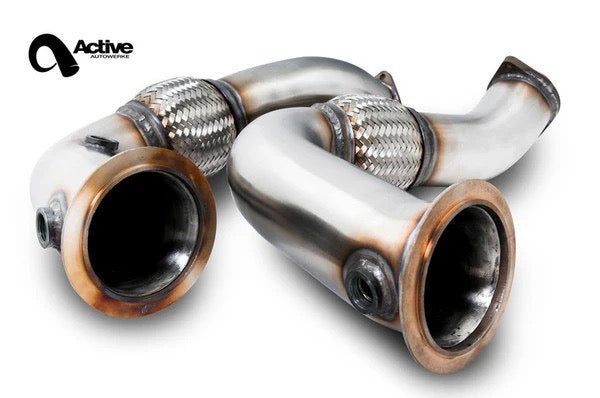 Active Autowerke Active Catless Downpipes BMW X5M / X6M / X5 / X6 S63 2010 to 2012