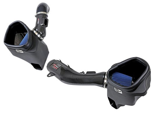 Track Series Carbon Fiber Cold Air Intake System w/ Pro 5R Filters BMW M2 Competition F87 19-21