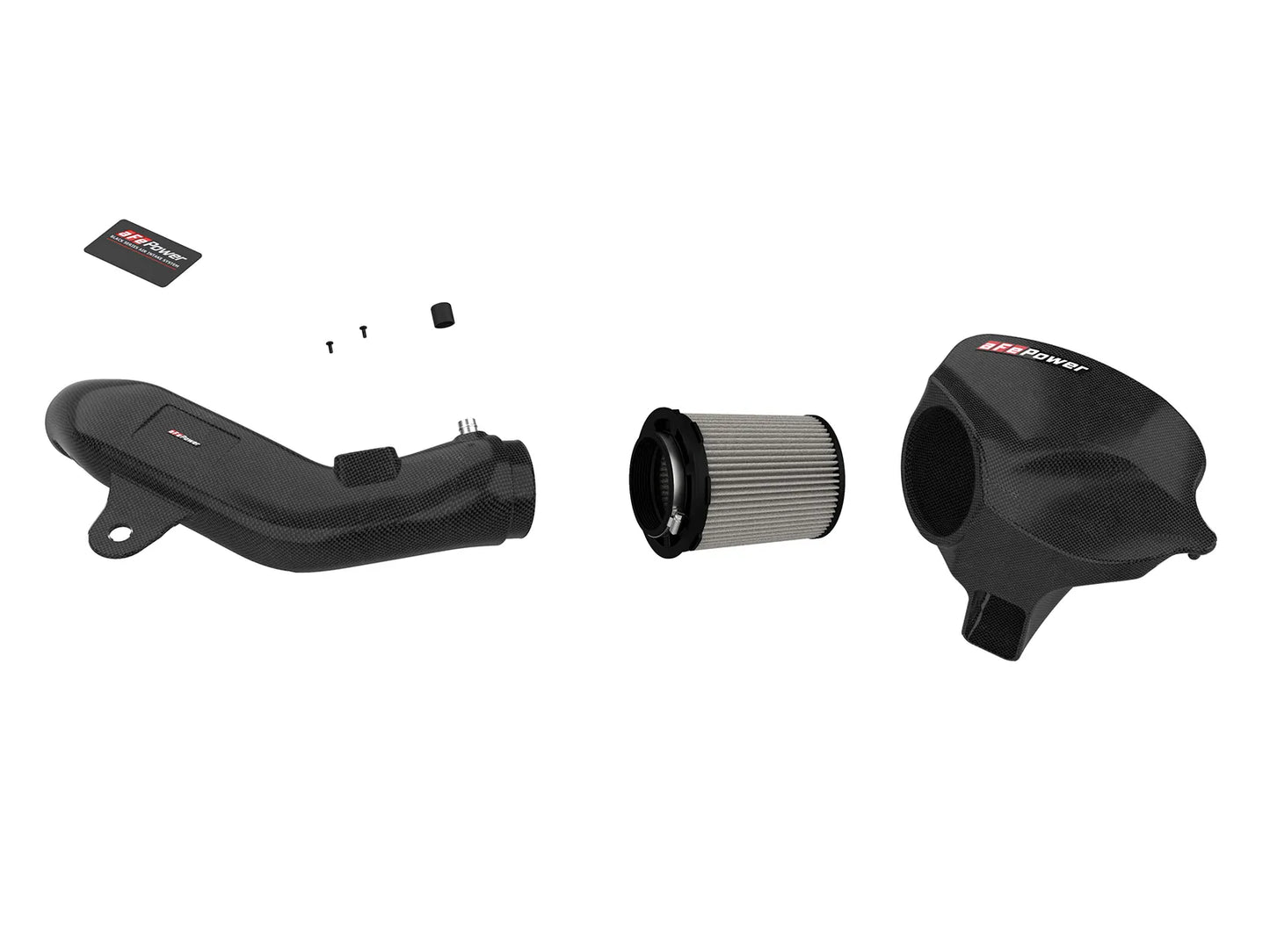 aFe POWER Black Series Momentum Carbon Fiber Cold Air Intake System BMW | 335i/435i/M235i/M2 | F20/F22/F23/F30/F32/F33/F34/F36/F87 | N55