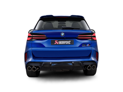 Akrapovic 2024+ BMW X5M / X6M (Face Lift) Slip-On Line (Titanium) w/Carbon Fiber Tips