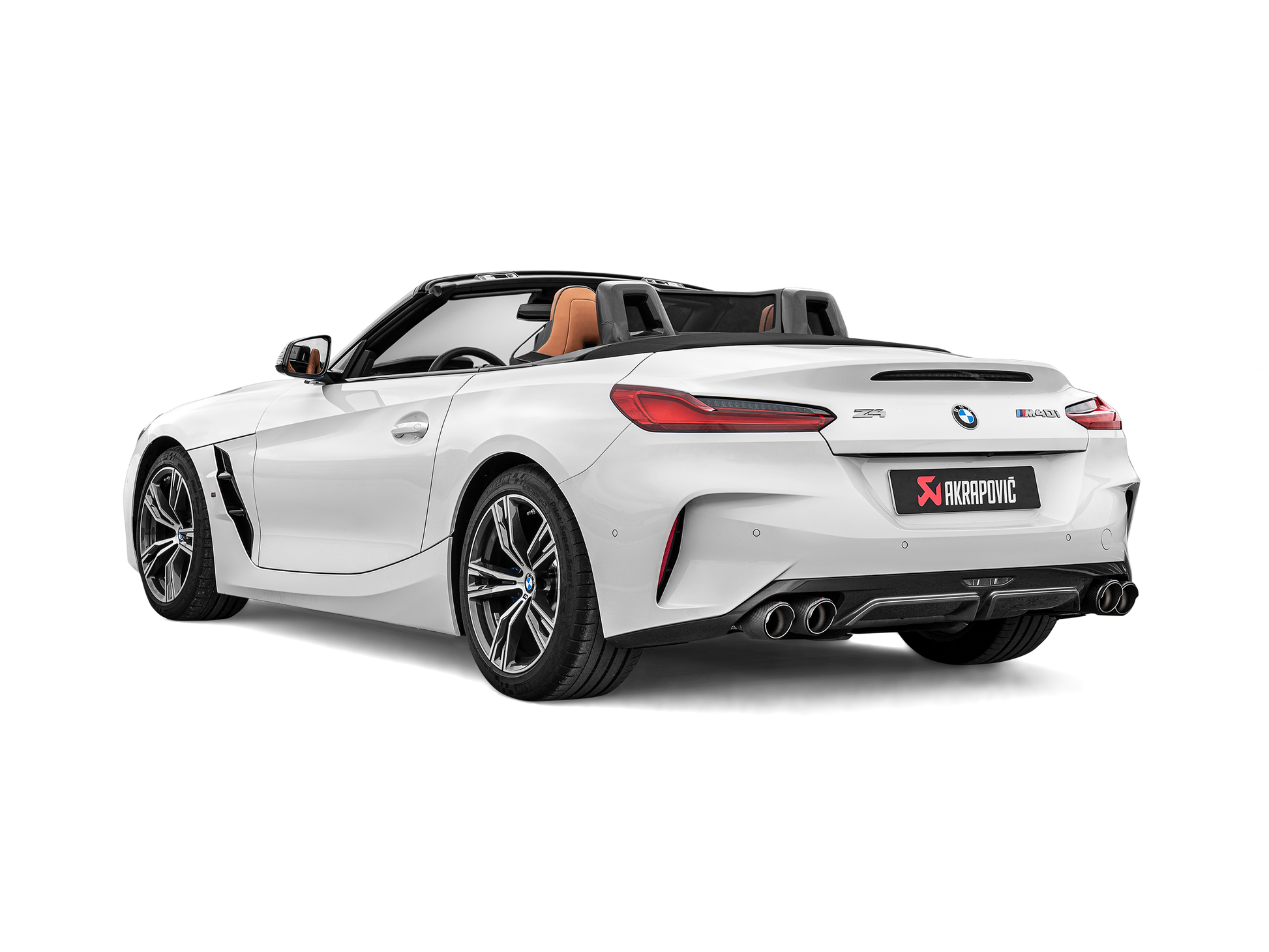 Akrapovic 2019 BMW Z4 M40i (G29) Slip-On Line (Titanium) w/Carbon Fiber Tips