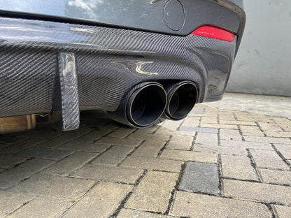 TCM Carbon Gloss Carbon Fiber Rear Diffuser for Quad Exhaust BMW F22