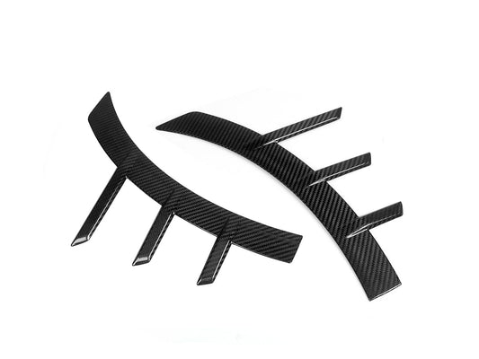 AutoTecknic Dry Carbon Front Fender Arch Trim Set - G87 M2