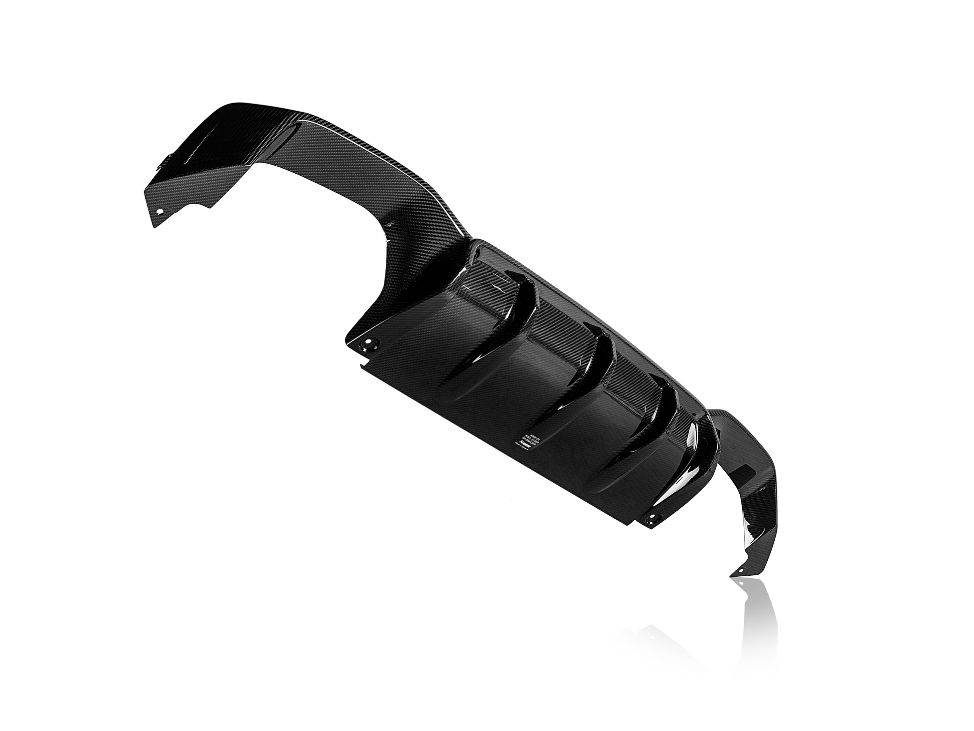 Akrapovic 2019+ BMW X4M Rear Carbon Fiber Diffuser - High Gloss