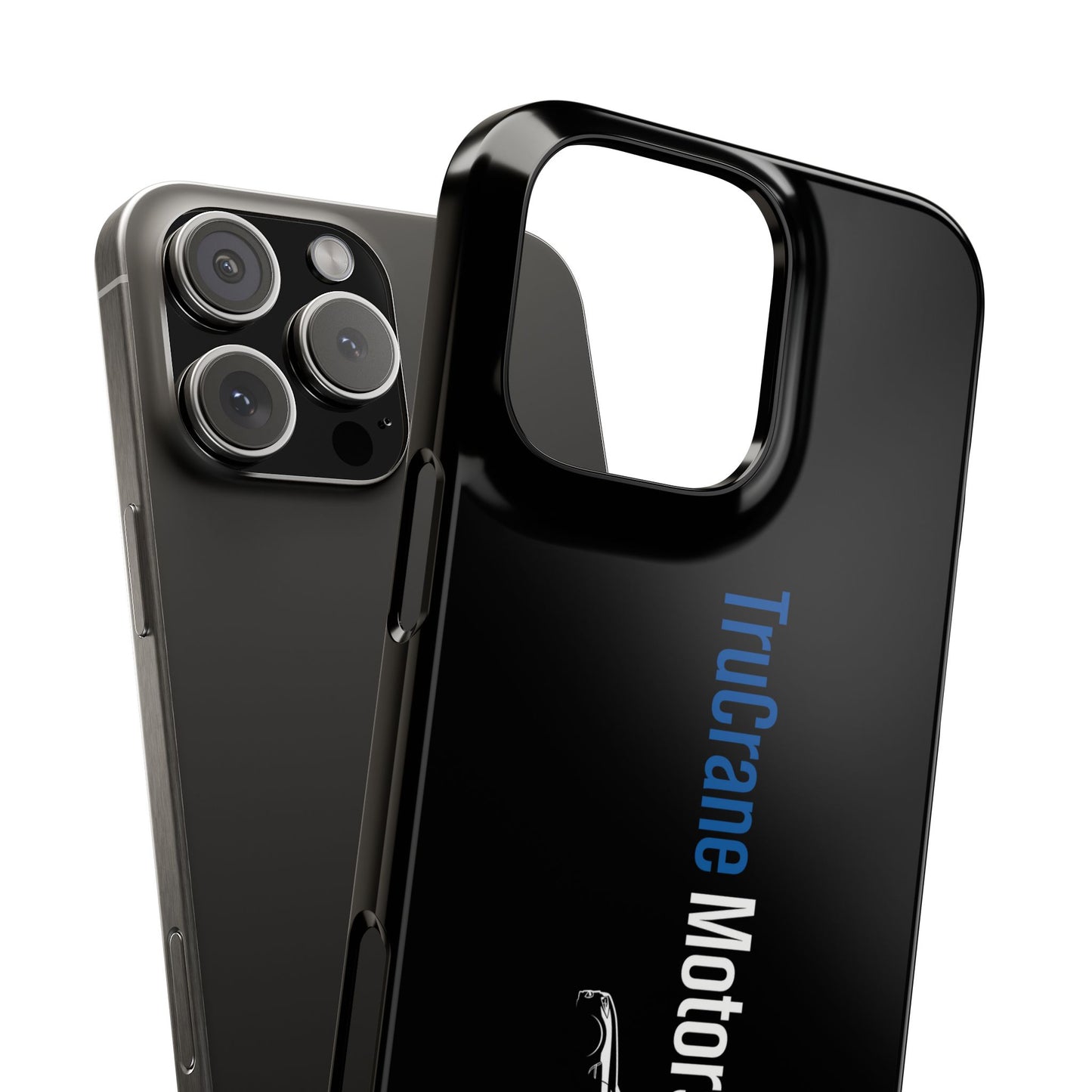 TruCrane Motorsports Slim iPhone Case -Black All Models