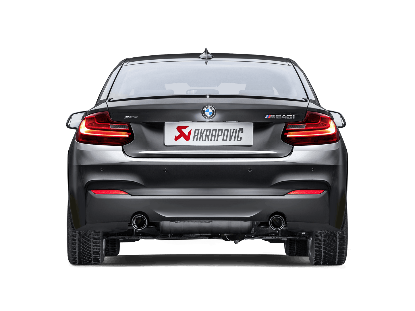 Akrapovic 2018 BMW M240i (F22/F23) Slip-On Race Line (Titanium) w/ Titanium Tips