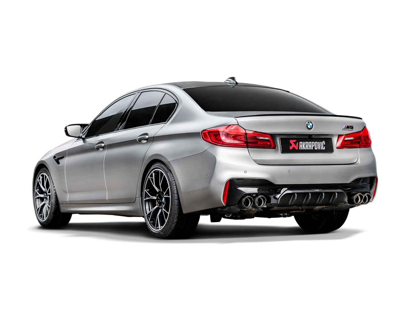 Akrapovic 2018 BMW M5 (F90) Slip-On Line (Titanium) (Req. Tips)