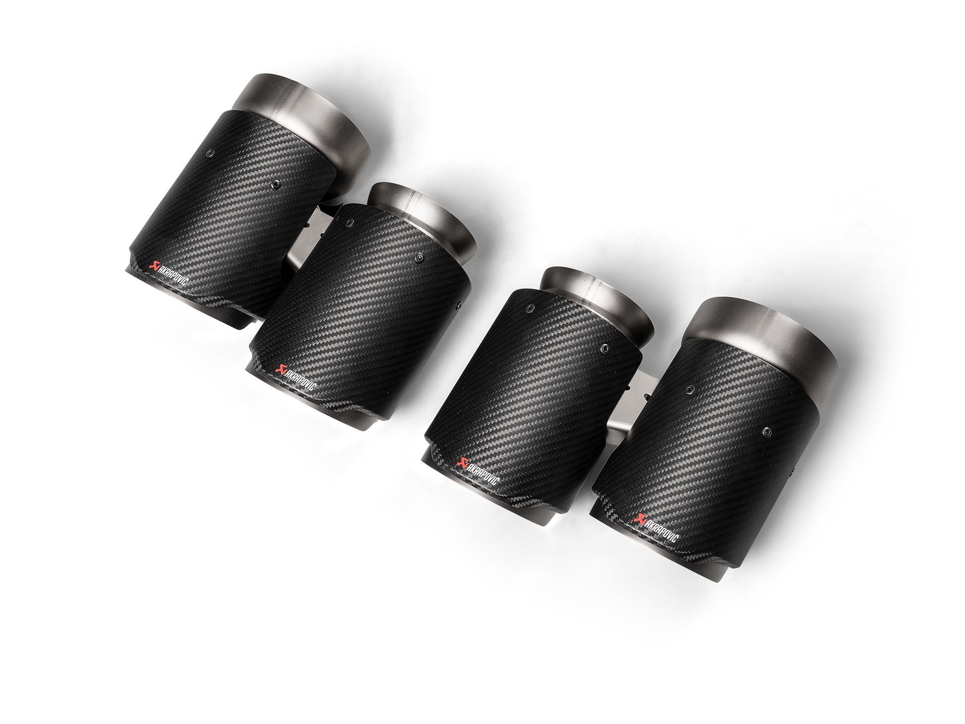 Akrapovic 2018+ BMW M2 Competition/M2 CS (F87N) Slip-On Line (Titanium) w/Carbon Fiber Tips