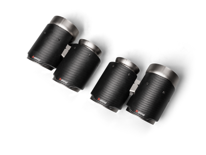 Akrapovic 2018+ BMW M2 Competition/M2 CS (F87N) Slip-On Line (Titanium) w/Carbon Fiber Tips