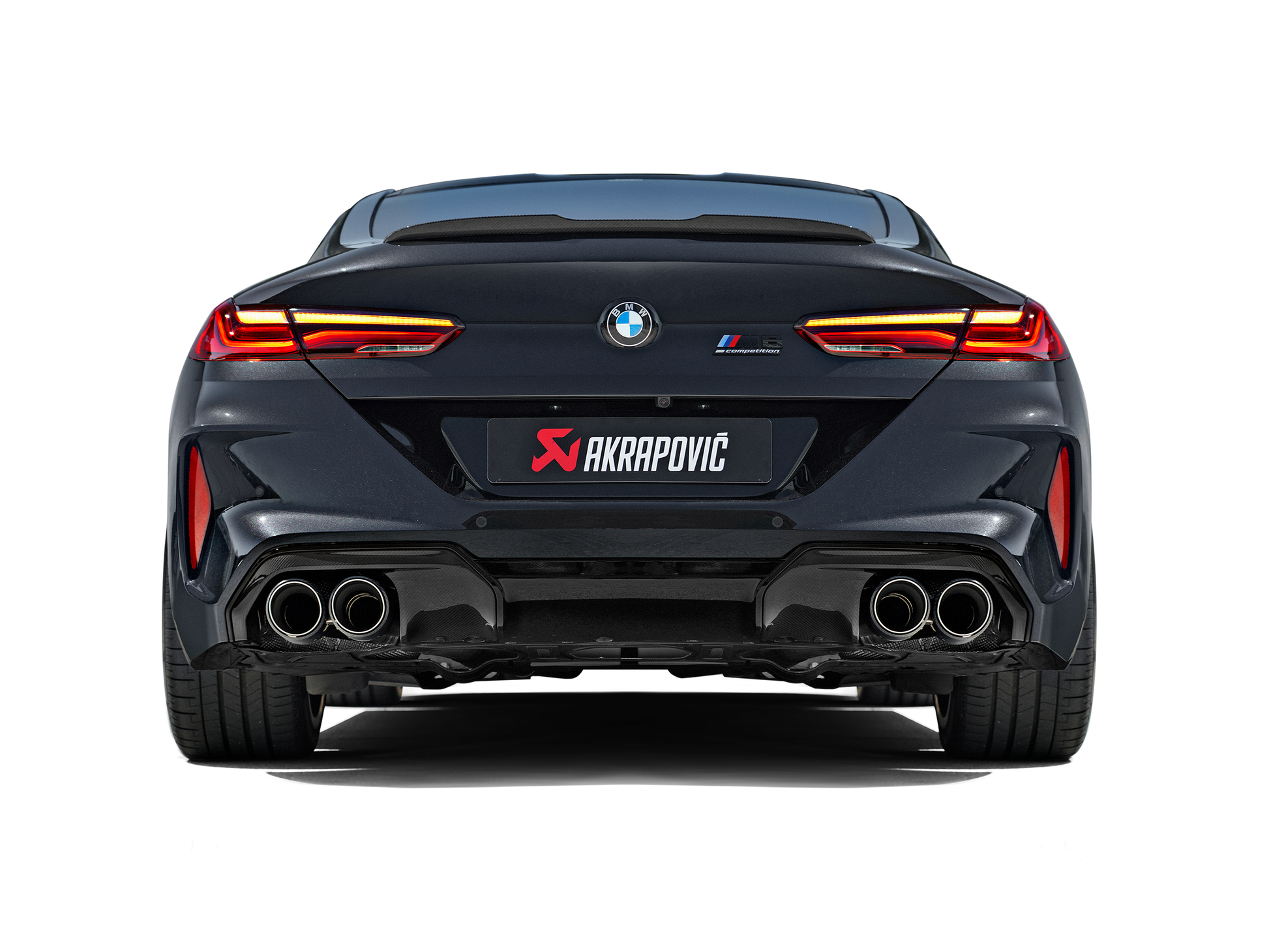 Akrapovic 2021 BMW M8/M8 Competition (F91/F92) Evolution Line Cat Back (Titanium) w/Carbon Tips