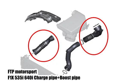 FTP Charge Pipe + Boost Pipe BMW 535i 640i 740i