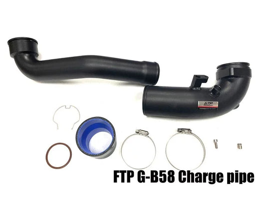 FTP Charge Pipe Set V2 Black BMW B58 Gen2 G20/G11/G05/Supra