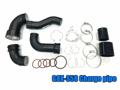 FTP Charge Pipe Set Black BMW S58 M2/M3/M4/X3M/X4M G80/G82/G87/F97/F98
