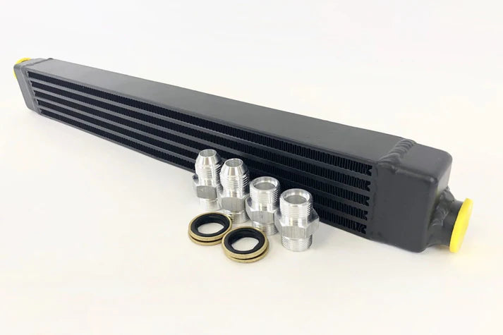 CSF Oil Cooler BMW E30 Oil Cooler w/ fittings for OEM style and AN-10 male connections