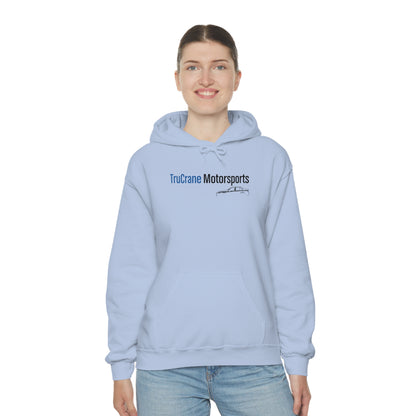 TruCrane Motorsports Unisex Heavy Blend Hooded Sweatshirt -Blue/Black