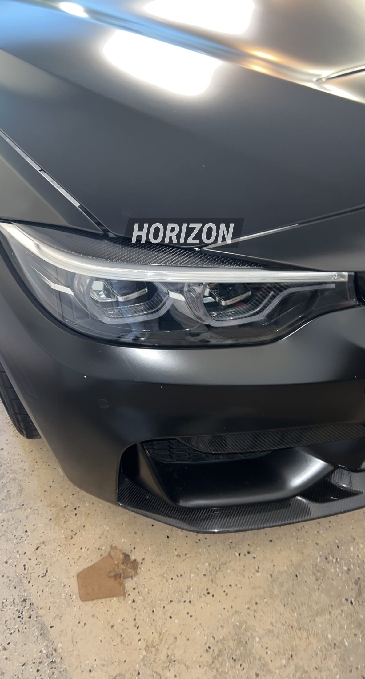 Horizon Motorsport Carbon Fiber Eyelid Headlight Covers BMW F80 M3 | F82 M4 | F3X 4-Series