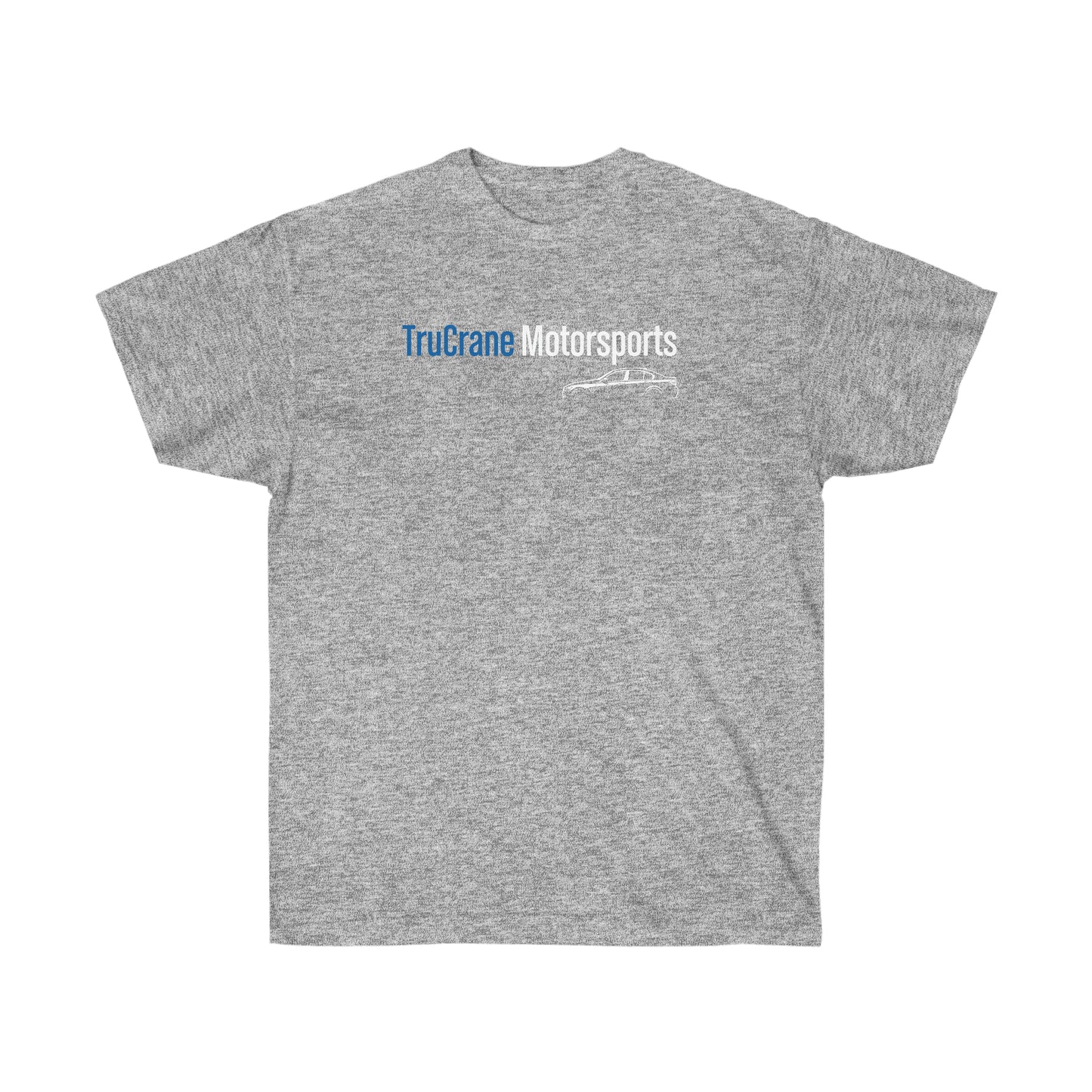 TruCrane Motorsports Heavy Cotton Tee - Blue/White