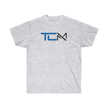 TCM Logo Heavy Cotton Tee Small Logo Front - Large Back - Blue/Black