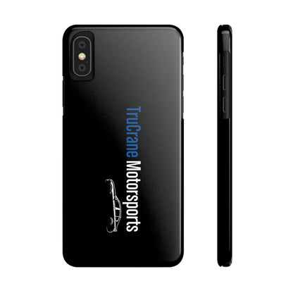 TruCrane Motorsports Slim iPhone Case -Black All Models