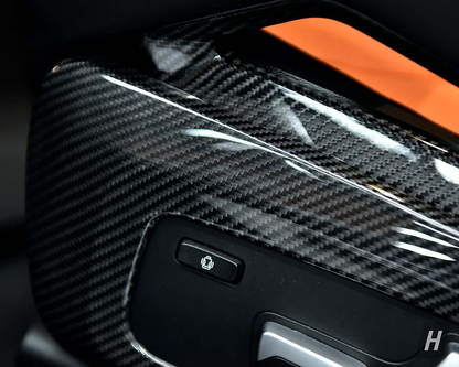 Horizon Motorsport Performance V1 Dry Carbon Fiber Bucket Seat Side Cover Set BMW G80 M3 | G82 M4 | G87 M2