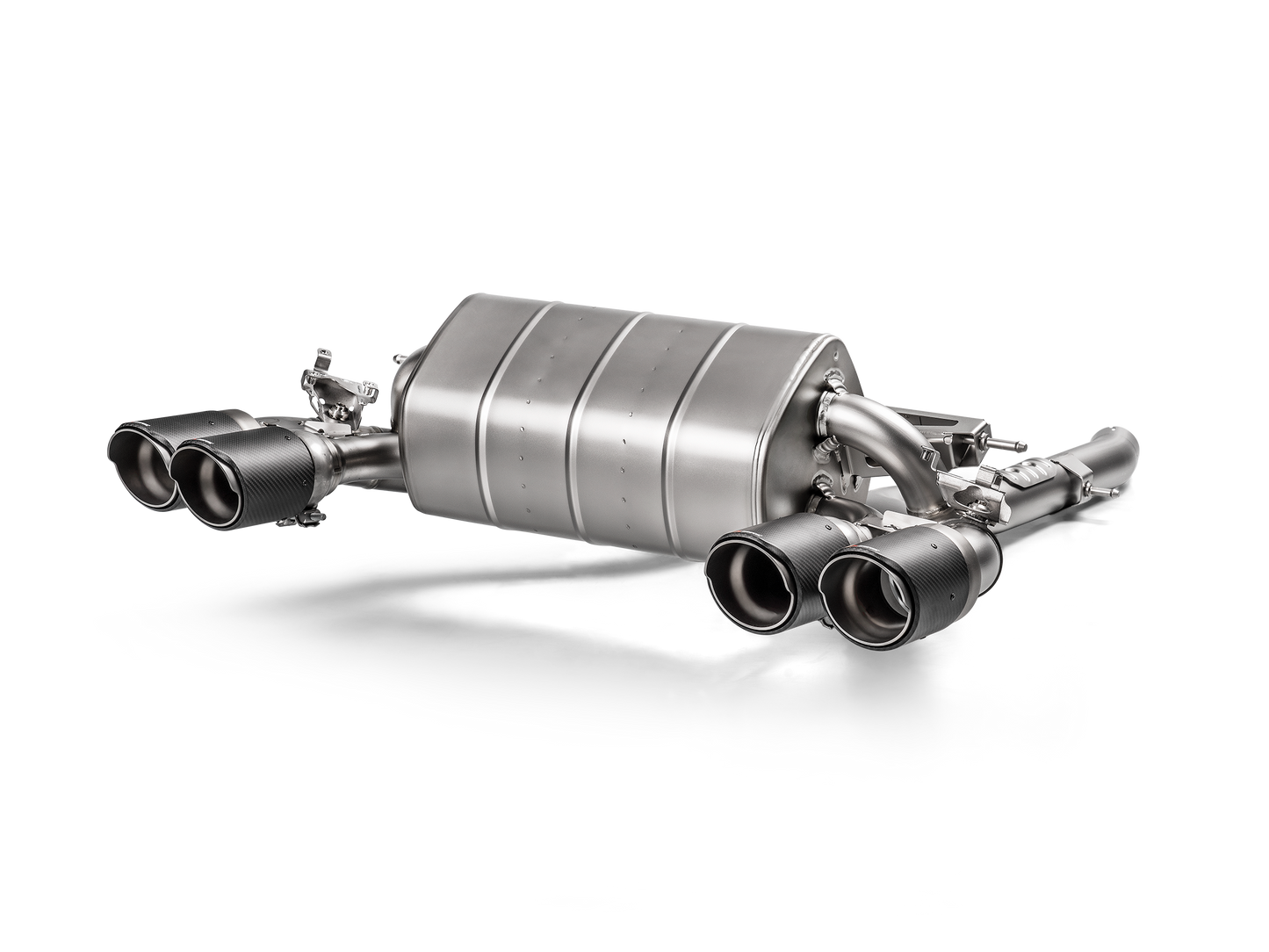Akrapovic 2018+ BMW M2 Competition/M2 CS (F87N) Slip-On Line (Titanium) w/Carbon Fiber Tips