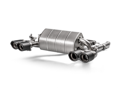 Akrapovic 2018+ BMW M2 Competition/M2 CS (F87N) Slip-On Line (Titanium) w/Carbon Fiber Tips