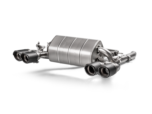 Akrapovic 2018+ BMW M2 Competition/M2 CS (F87N) Slip-On Line (Titanium) w/Carbon Fiber Tips