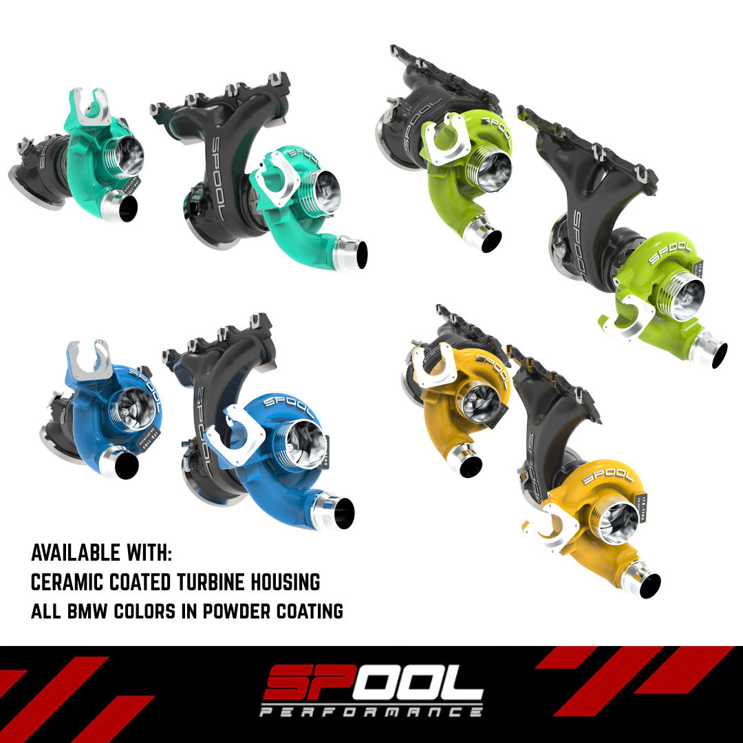 Spool Performance Upgraded Stock Location Twin Turbo Kit [1000+HP] BMW S58 M3/M4/X3M/X4M G80/G82/F97/F98