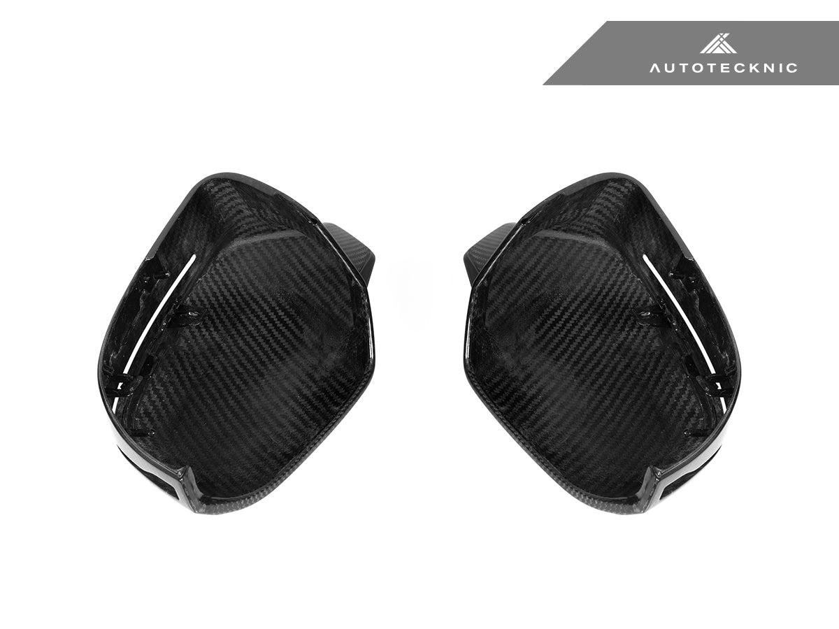 AutoTecknic M-Inspired Dry Carbon Mirror Cap Set - G60 5-Series | G70 7-Series