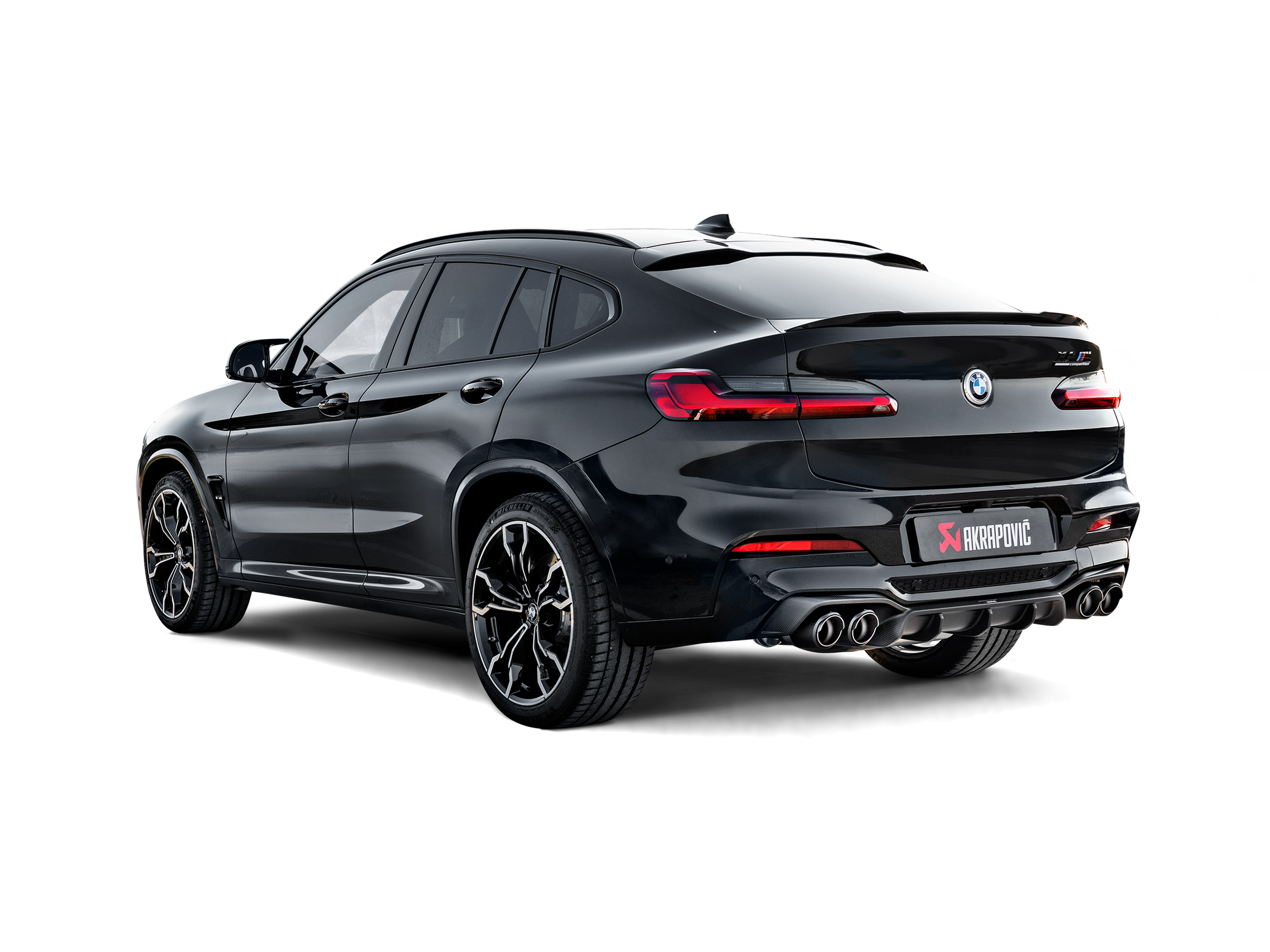 Akrapovic 2019+ BMW X4M Rear Carbon Fiber Diffuser - High Gloss
