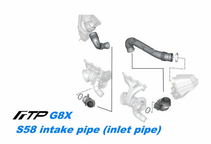 FTP S58 High-Flow turbo Inlet Pipe and Intake Pipe BMW M3 | M4 G80 G82