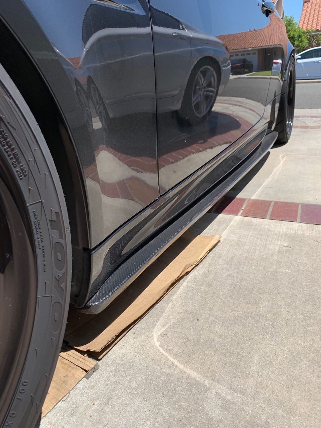 Horizon Motorsport Performance V1 Carbon Fiber Side Extensions BMW E90 M3