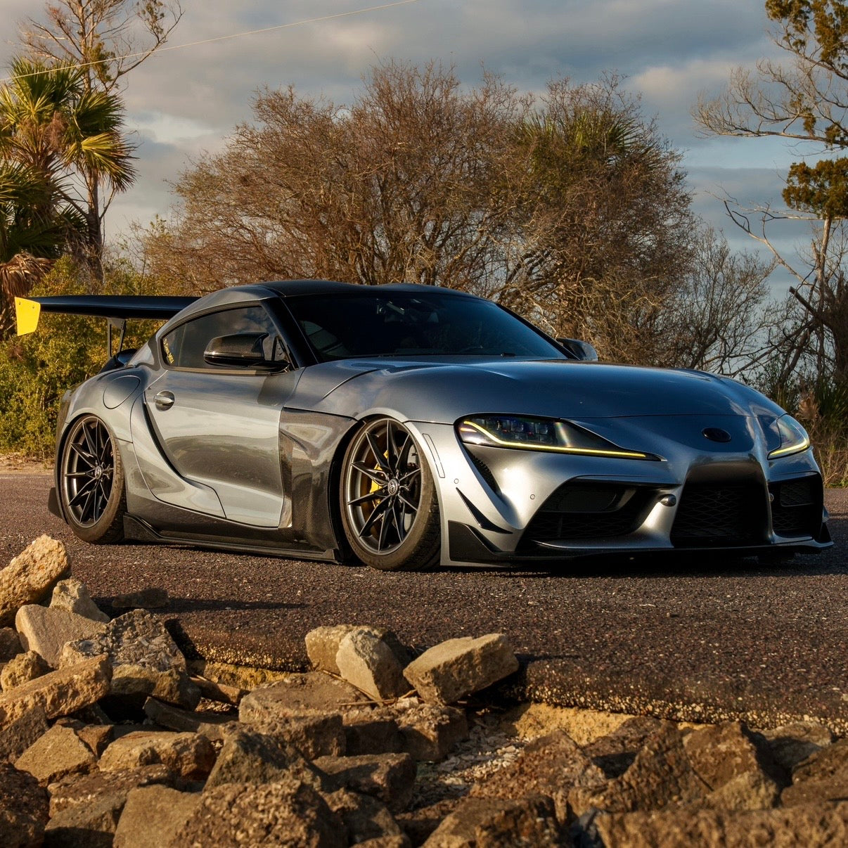OEM+ DESIGNS Front Bumper Canards Toyota Supra GR A90/A91