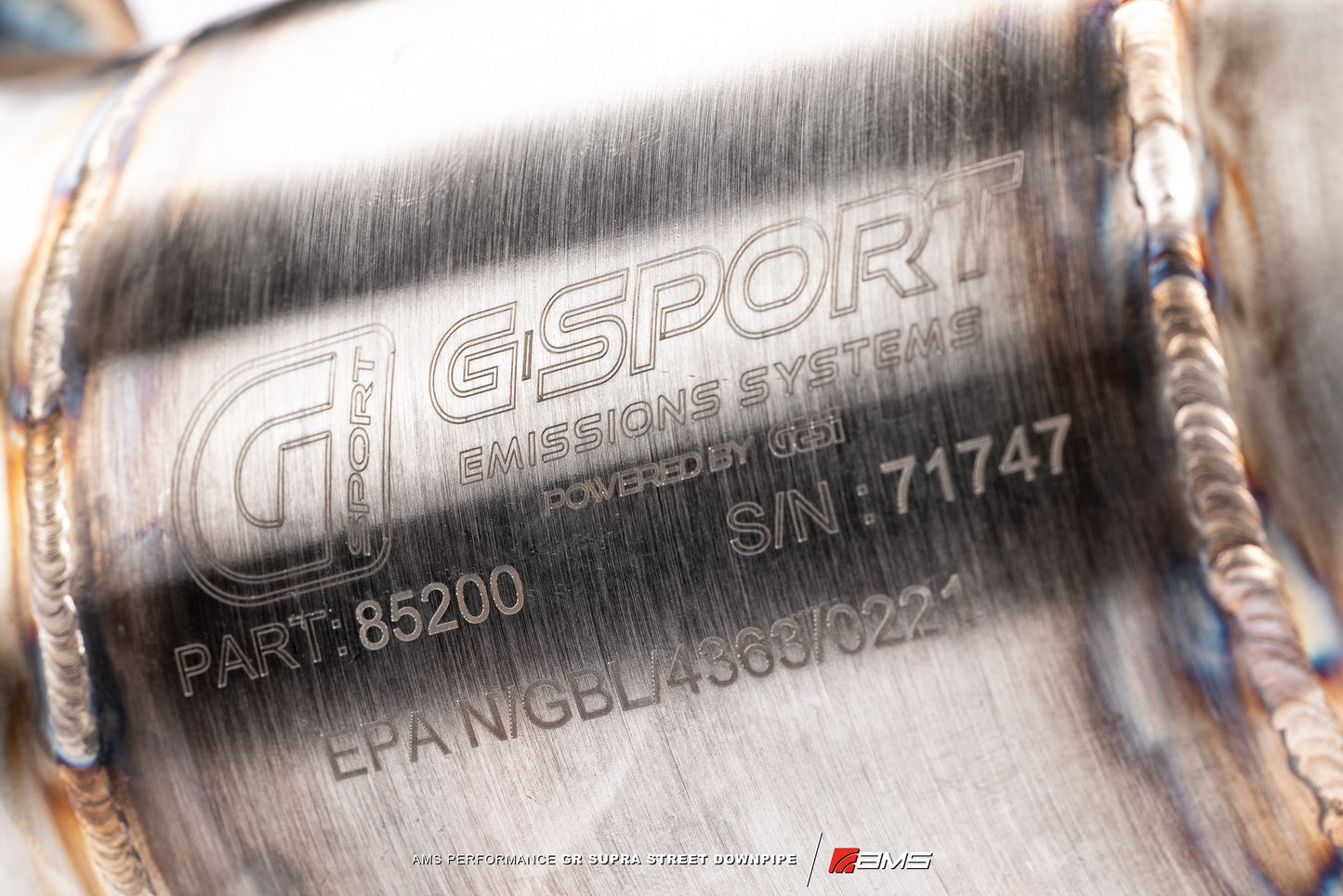 AMS Performance GESI Catted Downpipes Toyota Supra B58 A90/A91