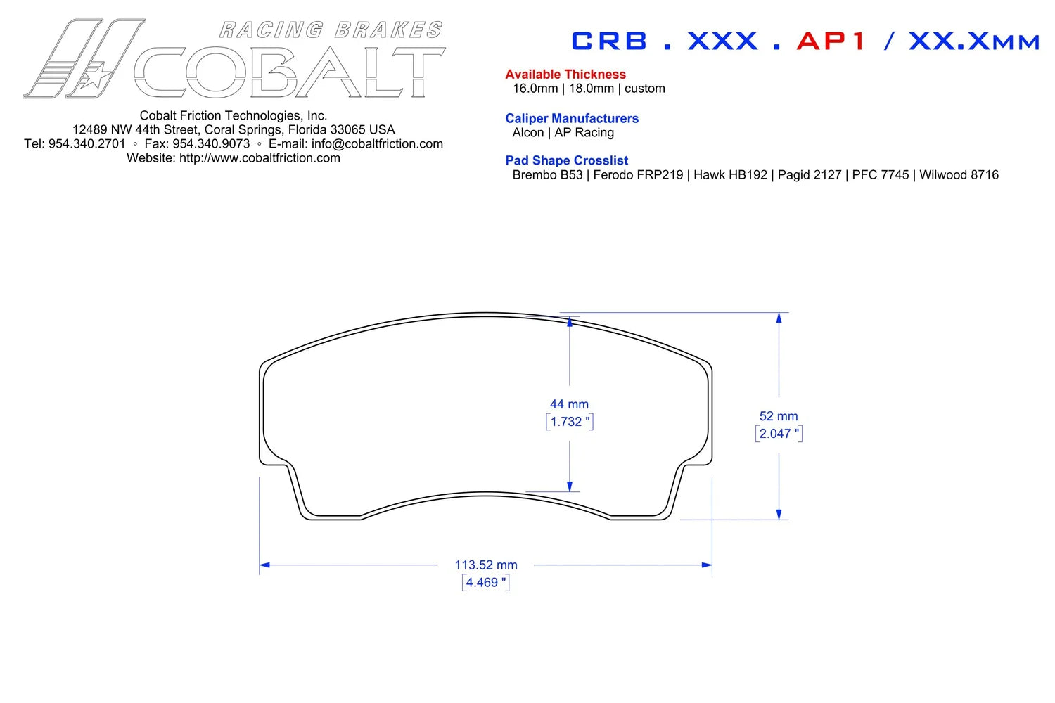 CRB.XRx.AP1 - Alcon, AP Racing