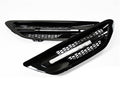 AutoTecknic Replacement Glazing Black Fender Vents - F10 Sedan | M5