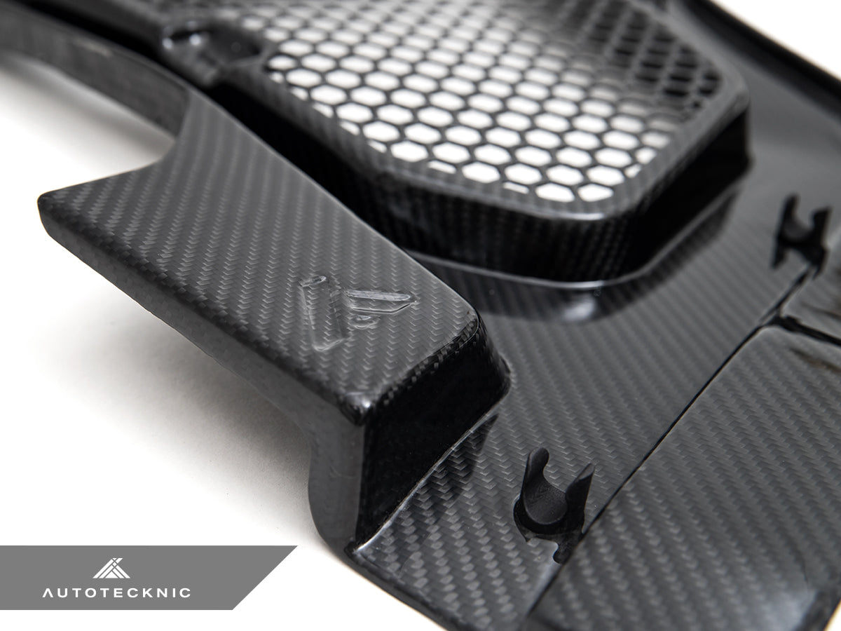 AutoTecknic Dry Carbon Engine Cowl Panel Trim Set - G90/ G99 M5