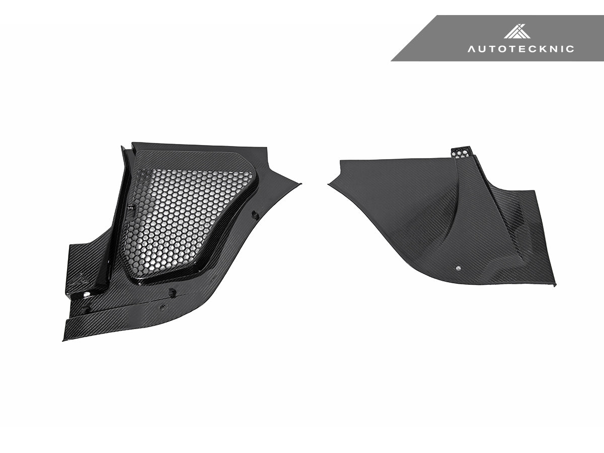 AutoTecknic Dry Carbon Engine Cowl Panel Trim Set - G90/ G99 M5