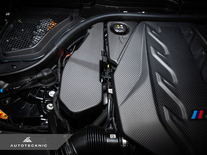 AutoTecknic Pre-Preg Carbon Engine Cover Extension Set - G90/ G99 M5